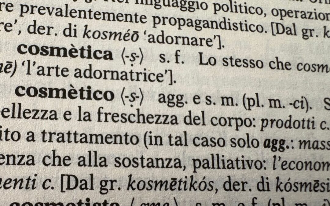 Vocabolario dell’urbanistica cosmetica