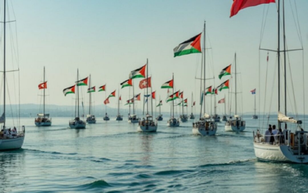 Fermare il genocidio, rompere l’assedio. Global Sumud Flottilla fa rotta su Gaza