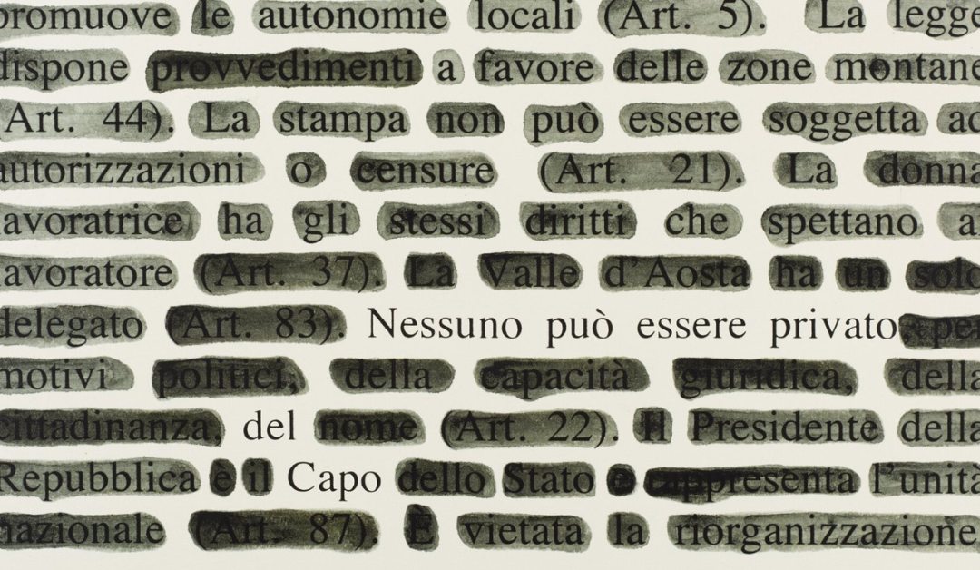 Ortopedie lessicali e vocabolari smarriti